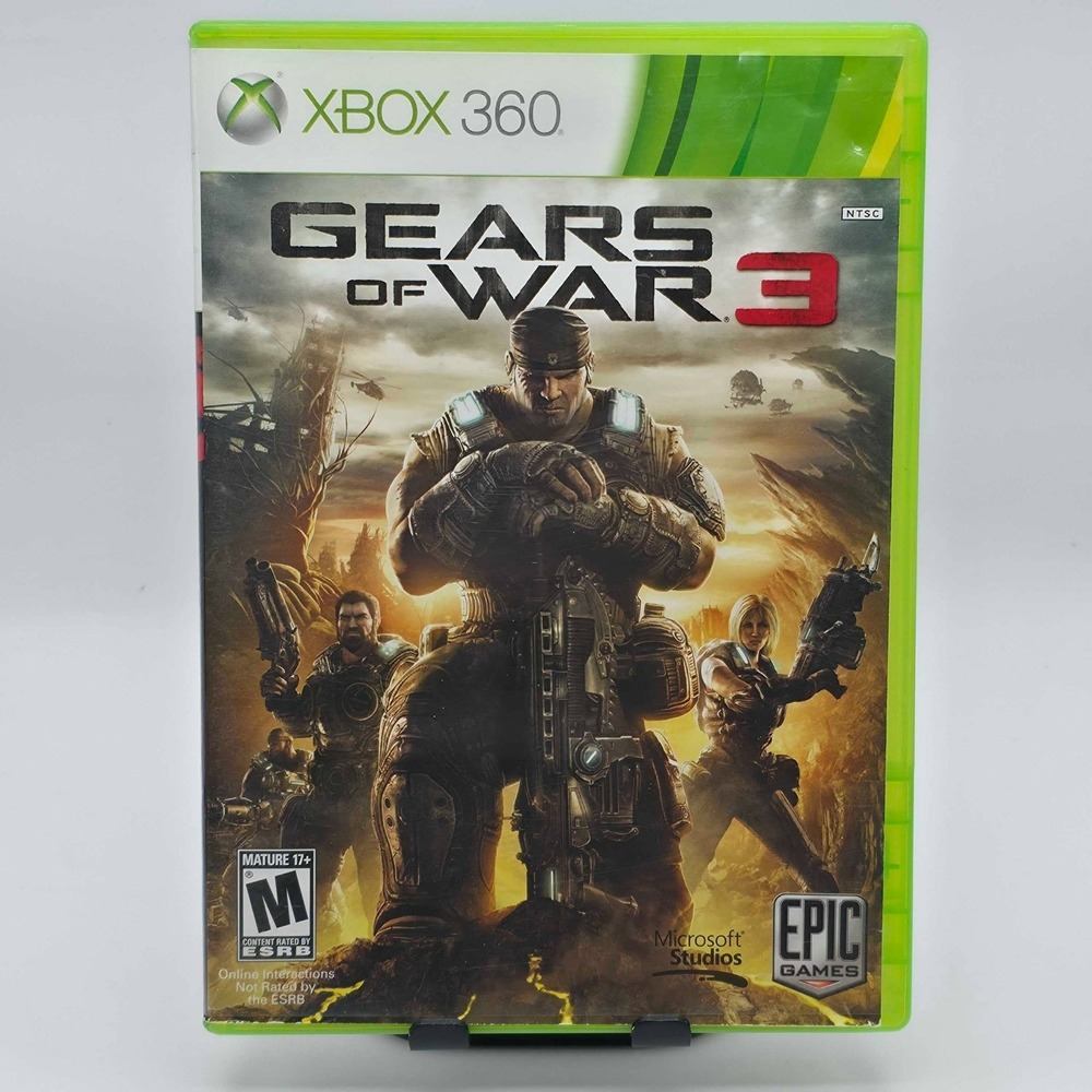 Gears of War 3 Three for Microsoft Xbox 360 CIB Complete Epic Games Tested